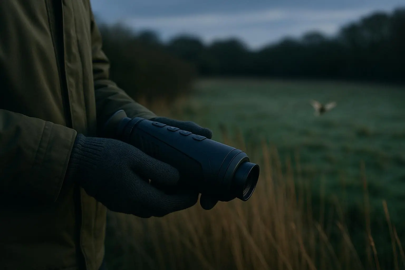When a Thermal Signal Is Not an Invitation: Finding Nocturnal Birds Without Flushing Them